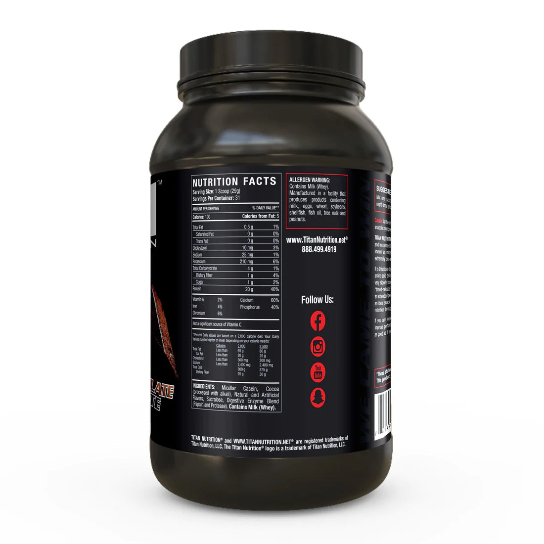 100% Micellar Casein Chocolate Torte