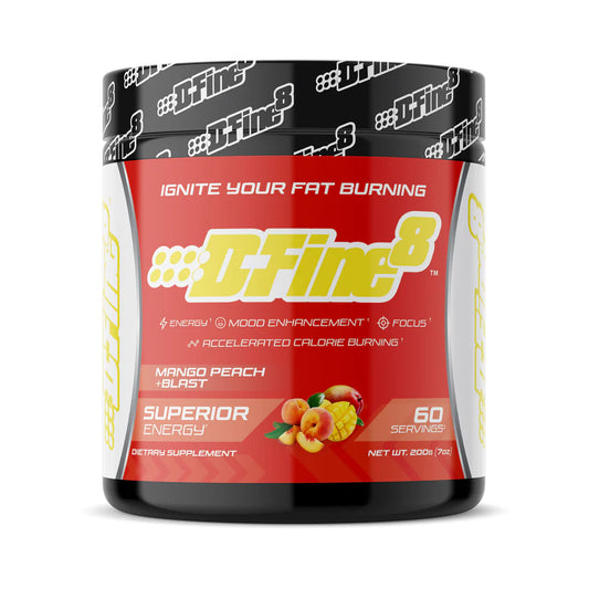 D-FINE 8 MANGO PEACH BLAST.
