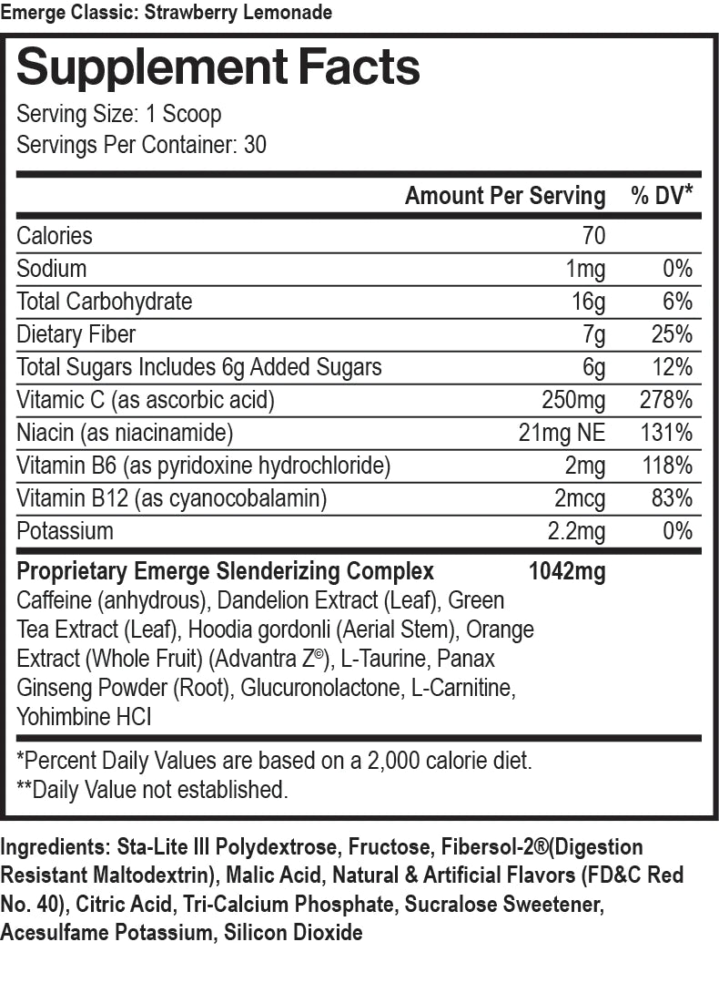 Emerge Strawberry Lemonade