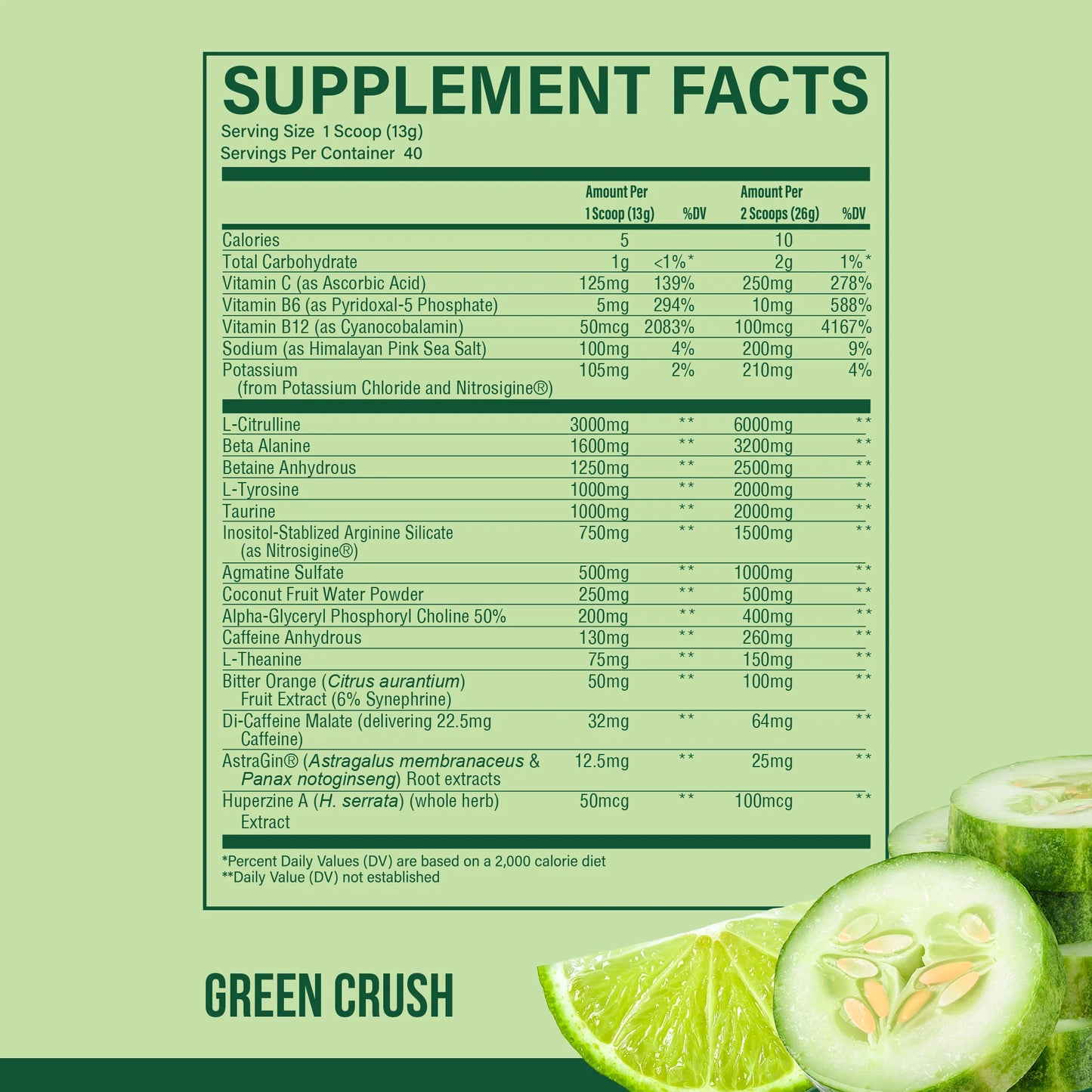C BUM THAVAGE Green Crush.