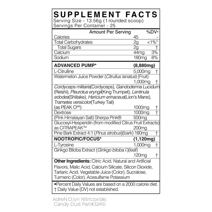 ADRENOLYN NITRIC OXIDE Passion Orange Guava.