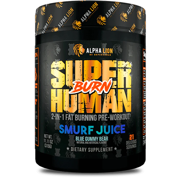 SUPER HUMAN BURN Smurf Juice
