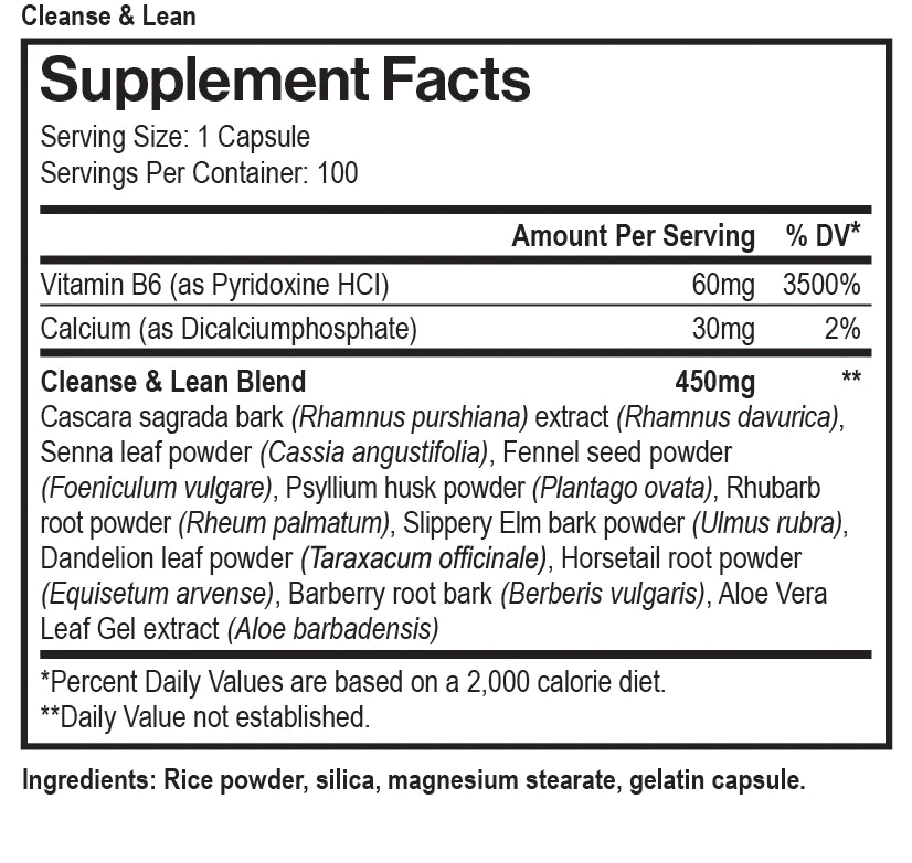 Cleanse & Lean 100 capsules