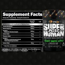 SUPER HUMAN POST Green Apple Candy