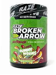 BROKEN ARROW Gummy Worms.