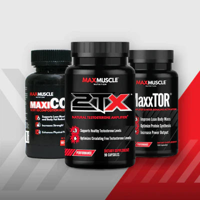 MUSCLE ENHANCEMENT STACK. 2TX, MAXXTOR & MAXICOR.