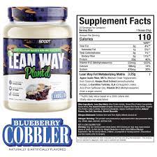PLANT'D LEAN WAY Blueberry Cobbler.