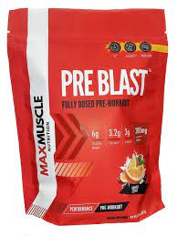 Max Pre Blast Orange Citrus Blast