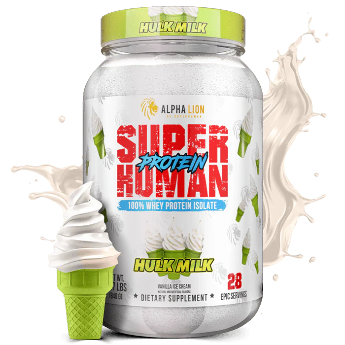 SUPER HUMAN PROTEIN Hulk Milk 100% Isolate