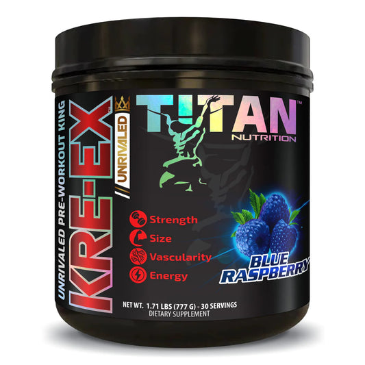 KRE-EX Unrivaled Blue Raspberry- Complete Pre Work Out Solution