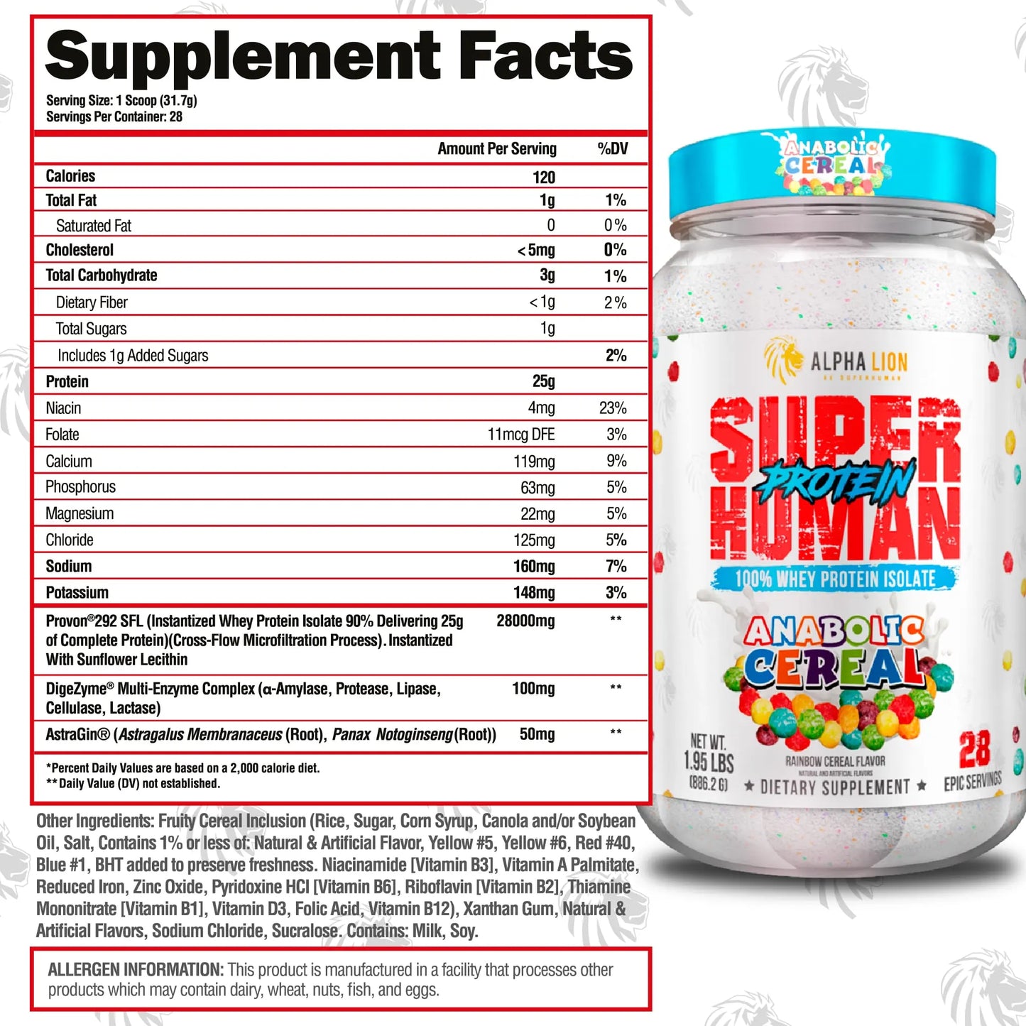 SUPER HUMAN PROTEIN PB & Gains 100% Isolate