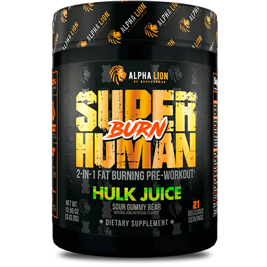 SUPER HUMAN BURN Hulk Juice.