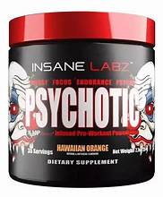 PSYCHOTIC PRE WORKOUT HAWAIIAN ORANGE