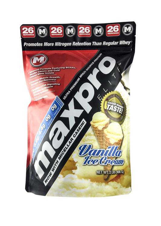 MaxPro Elite Vanilla Ice Cream 2 LBS