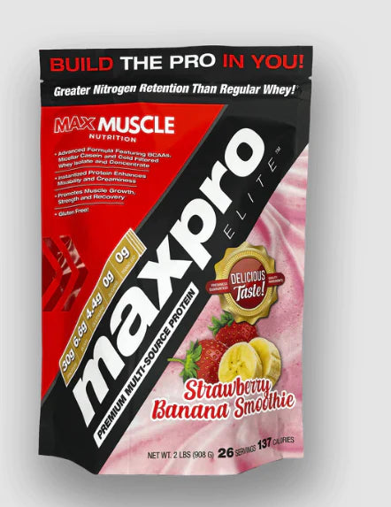 MaxPro Elite Strawberry Banana Smoothie 2 LBS